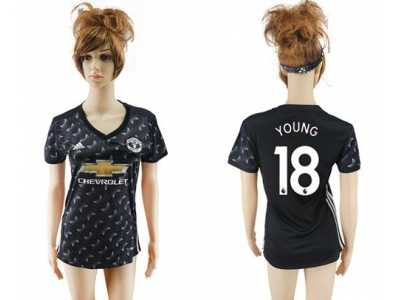 Manchester United #18 Young Away Soccer Club Jersey