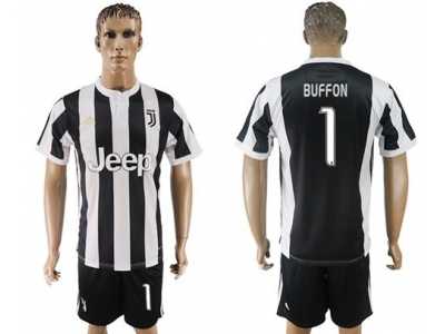 Juventus #1 Buffon Home Soccer Club Jersey 1