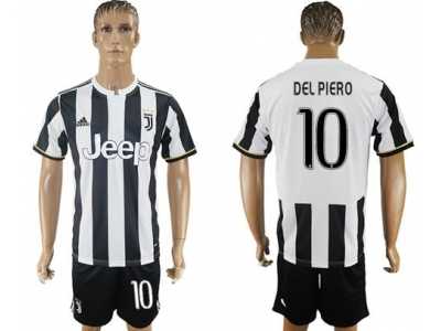 Juventus #10 Del Piero Home Soccer Club Jersey 1