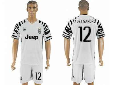 Juventus #12 Alex Sandro SEC Away Soccer Club Jersey