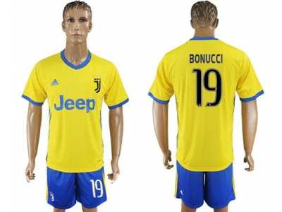Juventus #19 Bonucci Away Soccer Club Jersey 1