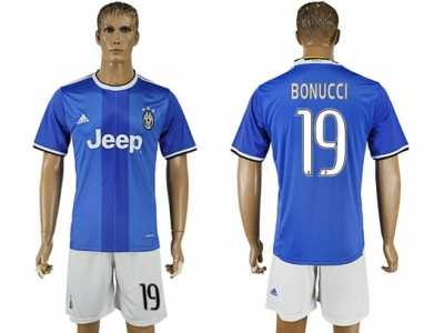 Juventus #19 Bonucci Away Soccer Club Jersey 3