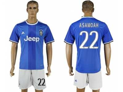 Juventus #22 Asamoah Away Soccer Club Jersey 2