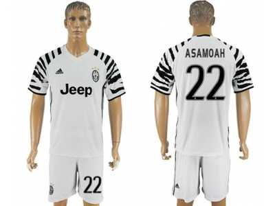 Juventus #22 Asamoah SEC Away Soccer Club Jersey