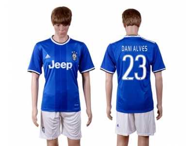 Juventus #23 Dani Alves Away Soccer Club Jersey 1