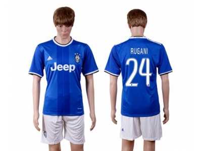 Juventus #24 Rugani Away Soccer Club Jersey 1