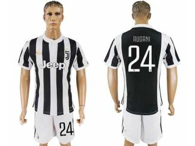 Juventus #24 Rugani Home Soccer Club Jersey
