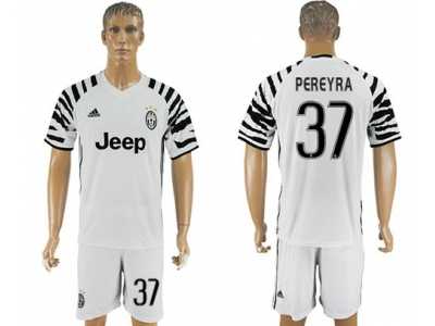 Juventus #37 Pereyra SEC Away Soccer Club Jersey