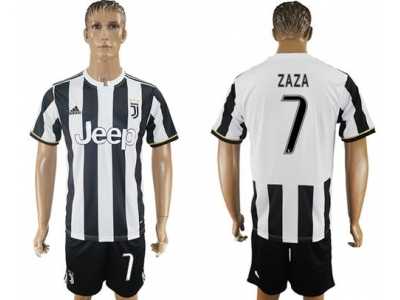 Juventus #7 Zaza Home Soccer Club Jersey 1