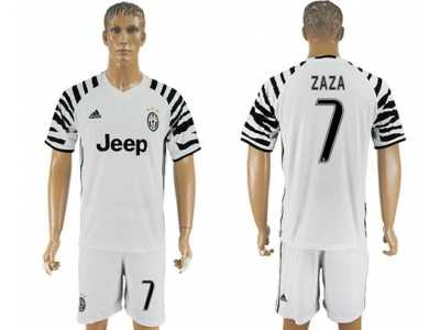 Juventus #7 Zaza SEC Away Soccer Club Jersey