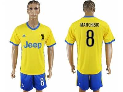 Juventus #8 Marchisio Away Soccer Club Jersey 1
