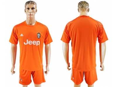 Juventus Blank Orange Goalkeeper Soccer Club Jersey 1