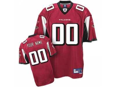 Customized Atlanta Falcons Jersey Eqt Red Team Color Football