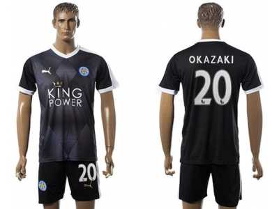 Leicester City #20 Okazaki Away Soccer Club Jersey 1