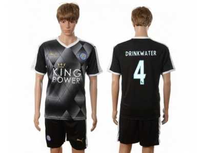 Leicester City #4 Drinkwater Away Soccer Club Jersey 1