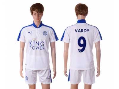 Leicester City #9 Vardy SEC Away Soccer Club Jersey 1