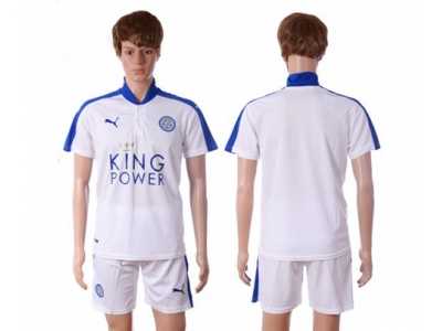 Leicester City Blank SEC Away Soccer Club Jersey 2