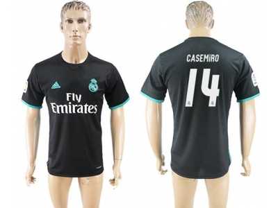 Real Madrid #14 Casemiro Away Soccer Club Jersey 3