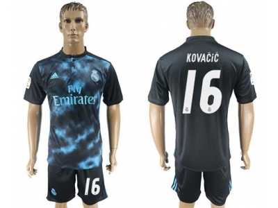 Real Madrid #16 Kovacic Away Soccer Club Jersey 2