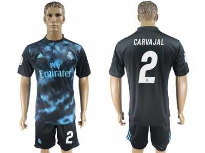 Real Madrid #2 Carvajal Away Soccer Club Jersey 2