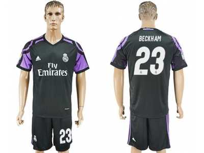 Real Madrid #23 Beckham Sec Away Soccer Club Jersey