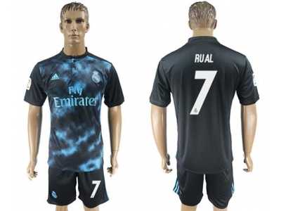 Real Madrid #7 Rual Away Soccer Club Jersey 2