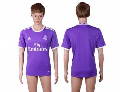 Real Madrid Blank Away Soccer Club Jersey8
