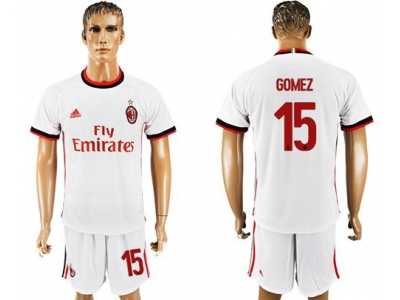AC Milan #15 Gomez Away Soccer Club Jersey