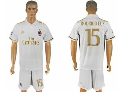 AC Milan #15 Rodrigo Ely Away Soccer Club Jersey