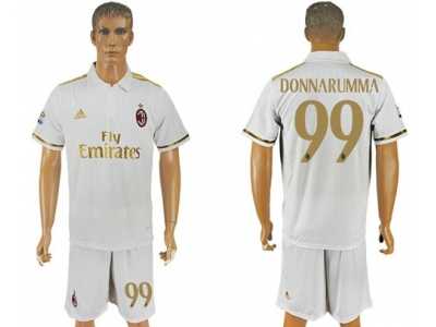AC Milan #99 Donnarumma Away Soccer Club Jersey1