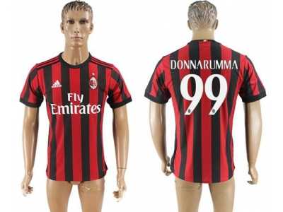 AC Milan #99 Donnarumma Home Soccer Club Jersey1