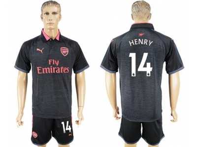 Arsenal #14 Henry Sec Away Soccer Club Jersey1