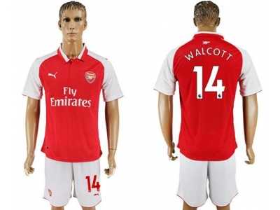 Arsenal #14 Walcott Home Soccer Club Jersey