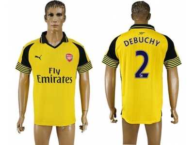 Arsenal #2 Debuchy Away Soccer Club Jersey1