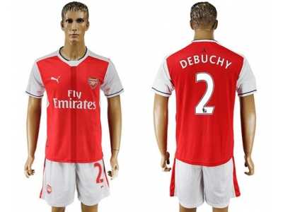 Arsenal #2 Debuchy Home Soccer Club Jersey2
