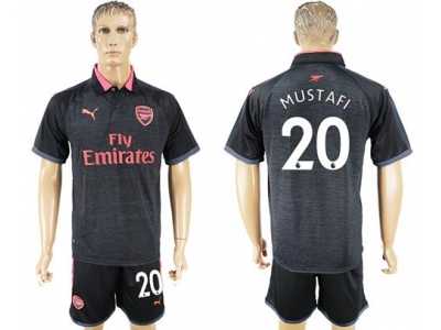 Arsenal #20 Mustafi Sec Away Soccer Club Jersey1