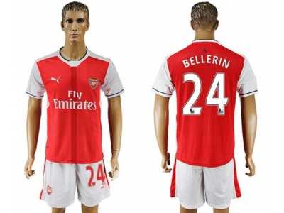 Arsenal #24 Bellerin Home Soccer Club Jersey2