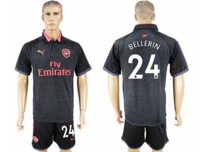Arsenal #24 Bellerin Sec Away Soccer Club Jersey