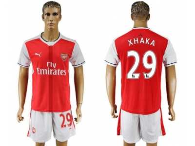 Arsenal #29 Xhaka Home Soccer Club Jersey2