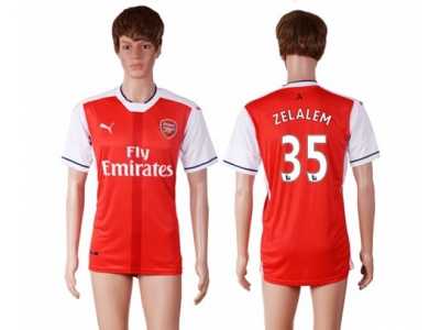 Arsenal #35 Zelalem Home Soccer Club Jersey