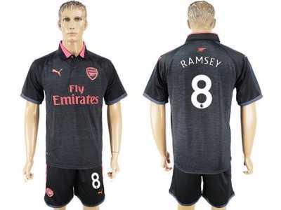Arsenal #8 Ramsey Sec Away Soccer Club Jersey1