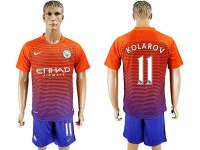 Manchester City #11 Kolarov Sec Away Soccer Club Jersey