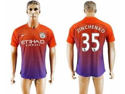 Manchester City #35 Zinchenko Sec Away Soccer Club Jersey1