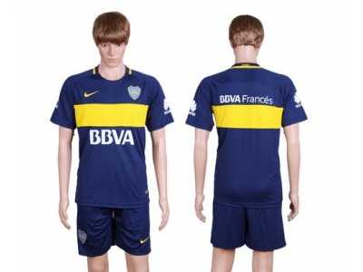 Boca Juniors Blank Home Soccer Club Jersey2