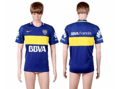 Boca Juniors Blank Home Soccer Club Jersey3
