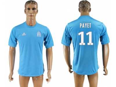Marseille #11 Payet Away Soccer Club Jersey1