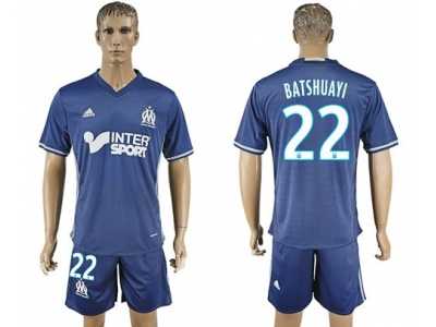 Marseille #22 Batshuayi Away Soccer Club Jersey2