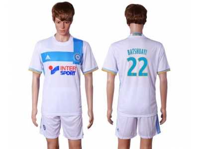 Marseille #22 Batshuayi Home Soccer Club Jersey1