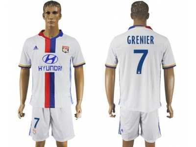 Lyon #7 Grenier Home Soccer Club Jersey1
