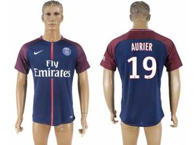 Paris Saint-Germain #19 Aurier Home Soccer Club Jersey1